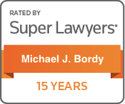 Rated By Super Lawyers | Michael J. Bordy | 15 Years