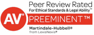 Peer Review Rated For Ethical Standards & Legal Ability | AV Preeminent | Martindale-Hubbell | from LexisNexis